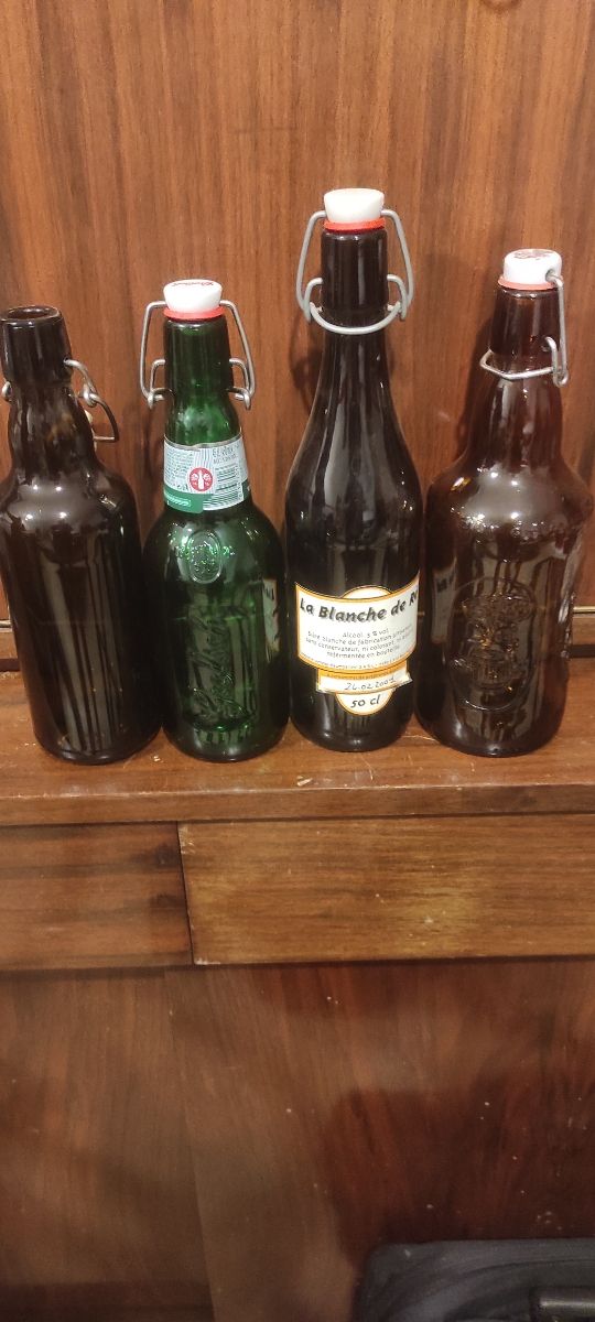Botellas de cerveza de colección