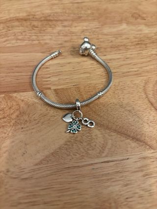 Charm Trébol Suerte Pandora Corazón Infinito