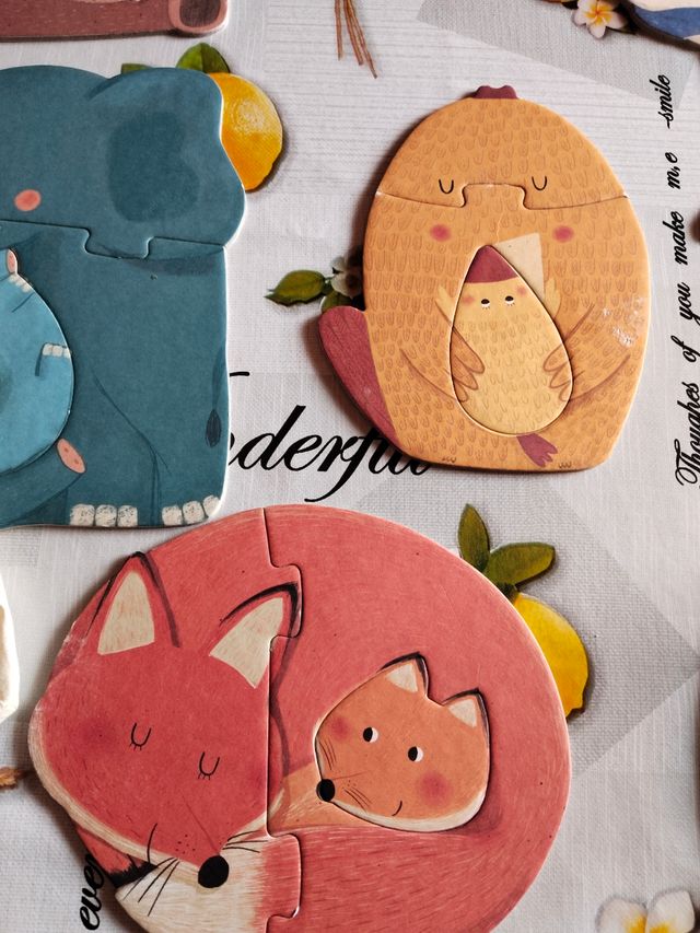 Puzzle infantil animales 