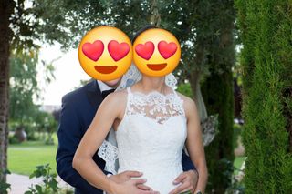 Vestido de Novia Blanco Lavado en tintorería. 1uso