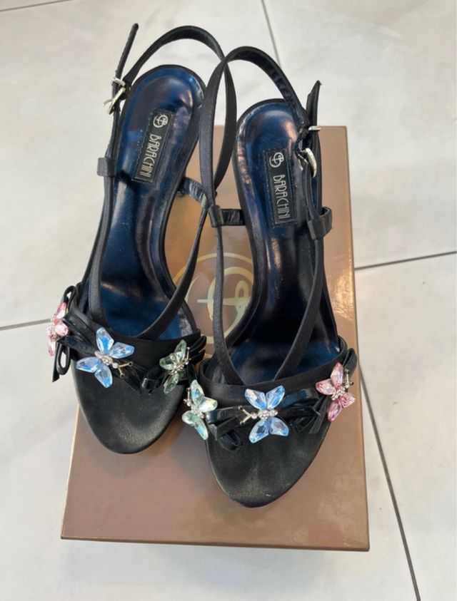 Sandali Barachini tacco 8cm n.38