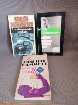 Novela negra Scerbanenco, Hammett, montalban