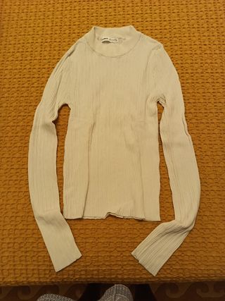 Jersey Pull&Bear beige talla S