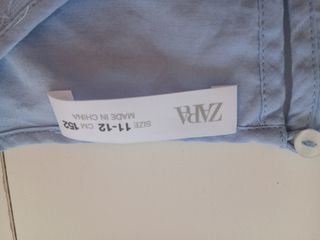 Camiseta niña Zara azul bordada 11-12 años