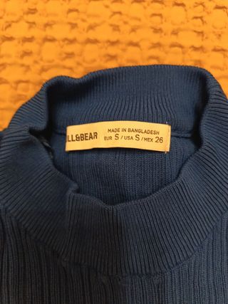 Jersey Pull&Bear azul talla S
