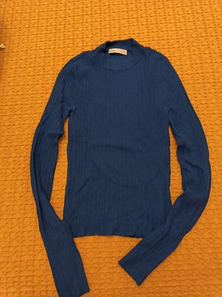 Jersey Pull&Bear azul talla S