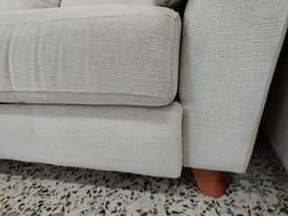 SOFÁ 2 PLAZAS BLANCO ROTO