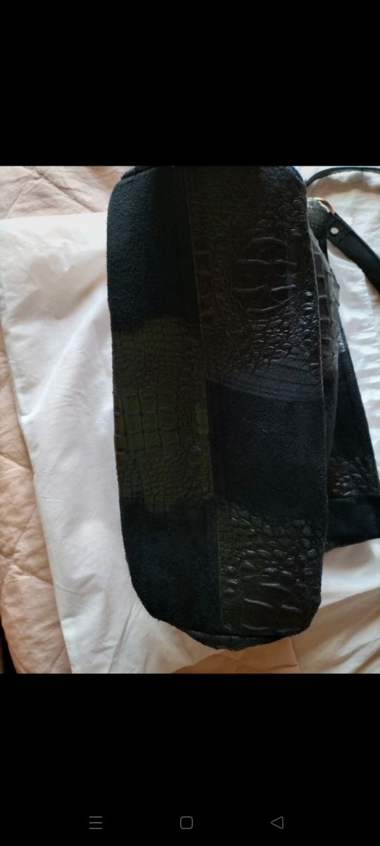 Borsa Stefano Ghilardi vera pelle nera