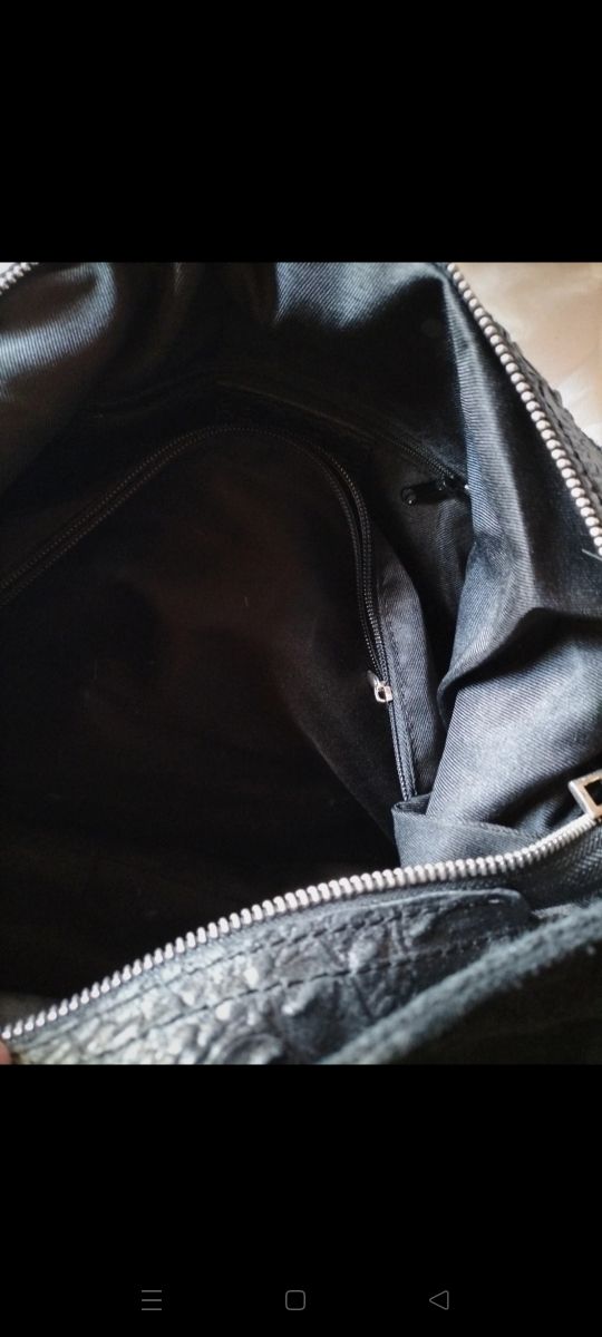 Borsa Stefano Ghilardi vera pelle nera