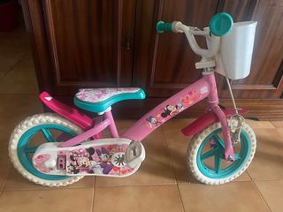 Bicicleta infantil rosa Minnie Mouse