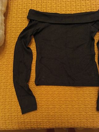 Jersey Stradivarius Negro Talla S