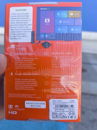 MX Box S 4K Ultra HD Android TV Box Nuevo