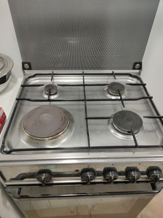 Cocina a gas con horno integrado