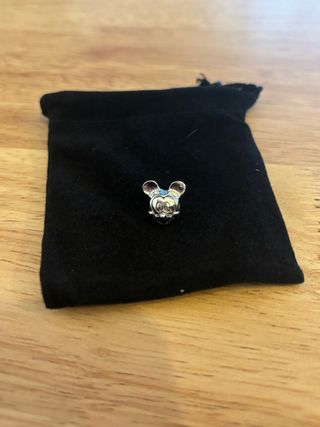 Charm Mickey compatible Pandora plata