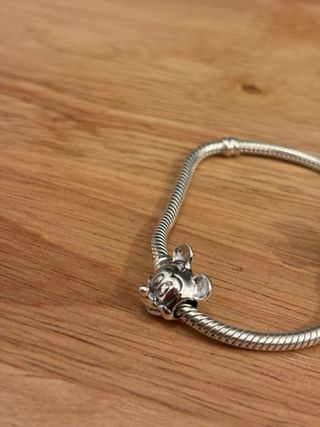 Charm Mickey compatible Pandora plata