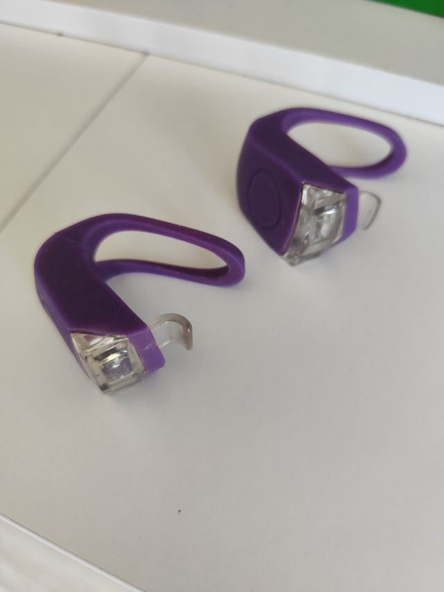 Luces LED Moradas para Bicicleta