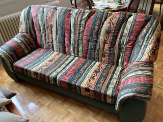 Sofá estampado 2 plazas