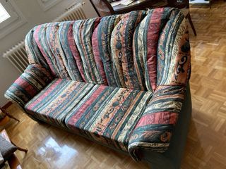 Sofá estampado 2 plazas
