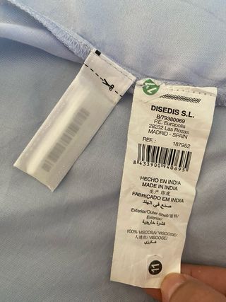 Camisa Amichi azul talla S