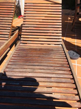Tumbonas de madera para exterior