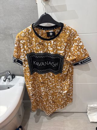 Camiseta Gianni Kavanagh dorada talla XS