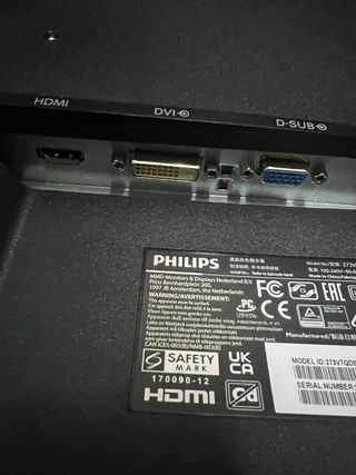 Monitor 27" Philips pantalla 27 para PC, PS4, PS5