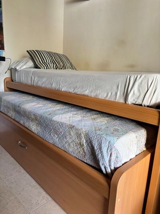 Cama nido de madera