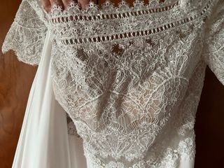 Vestido de Novia Blanco Encaje. Marca Nicole. 