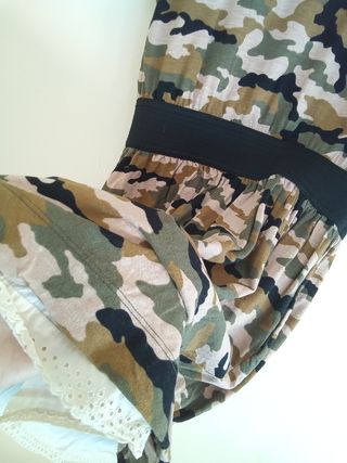 Vestido militar Mango Talla S