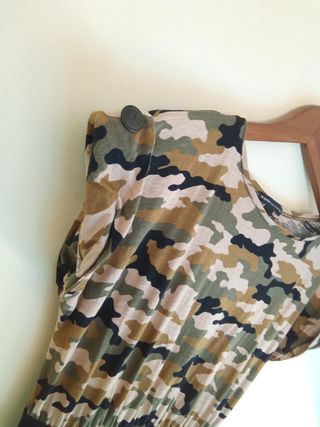 Vestido militar Mango Talla S