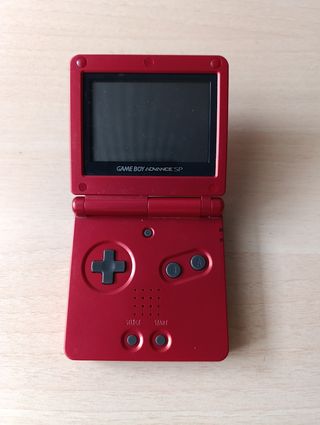 Nintendo Game Boy Advance SP Roja + Cargador+juego