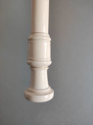 Flauta dulce escolar blanco crema