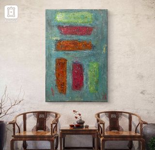 Quadro moderno multicolore