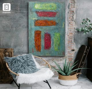 Quadro moderno multicolore