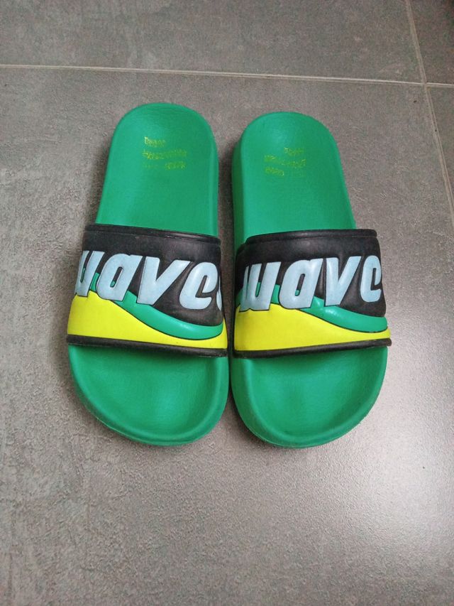 Chanclas Verdes y Multicolor