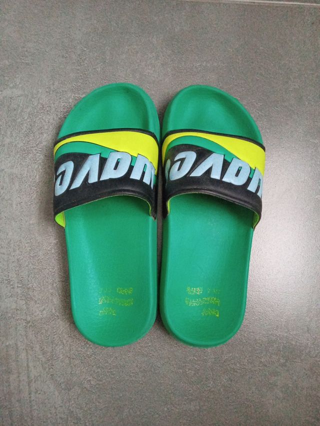 Chanclas Verdes y Multicolor