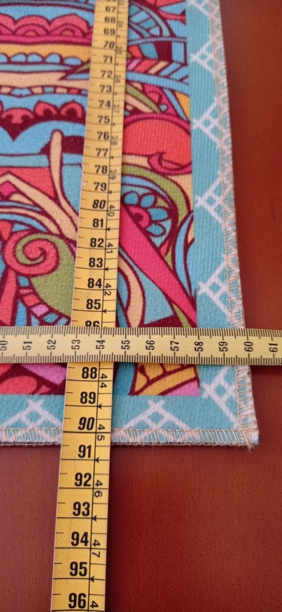 Alfombra Zen Art de Elefante Multicolor. NUEVA.