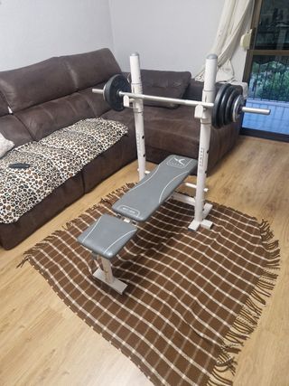 BANCO DE PESAS Y MUSCULACION 