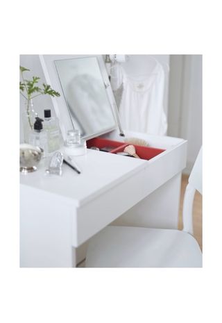 Tocador BRIMNES IKEA blanco con banquito
