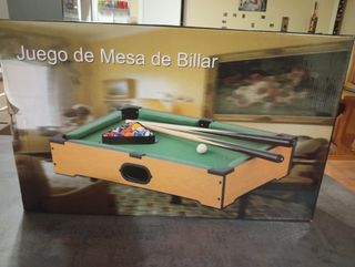 Juego de mesa de billar