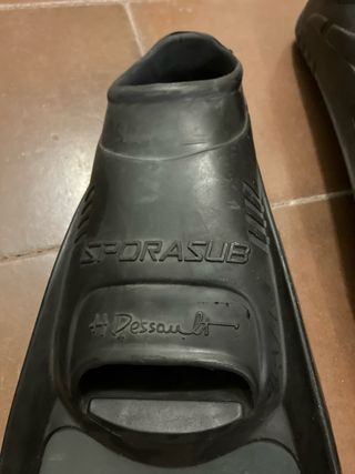 Aletas de buceo y pesca submarina