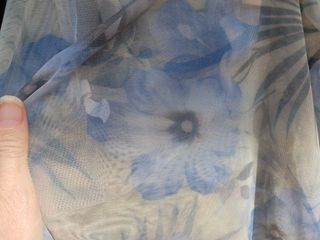 Top Io Donna Tulle Blu Taglia M