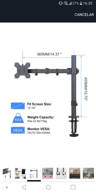 Soporte Monitor Suptek  VESA
