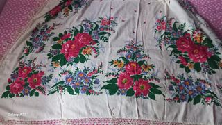 Grande scialle fantasia floreale