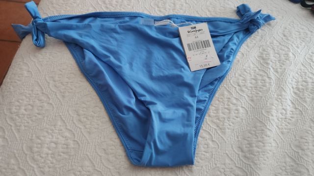 Braguitas Bikini El Corte Inglés Talla 44 Azul