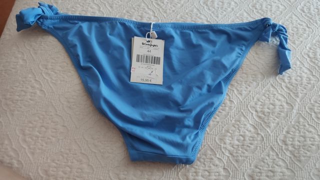 Braguitas Bikini El Corte Inglés Talla 44 Azul