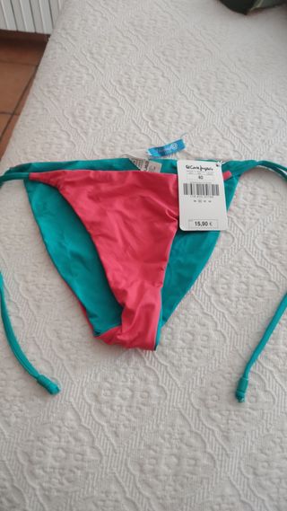 Braguitas Bikini El Corte Inglés Talla 44 Azul