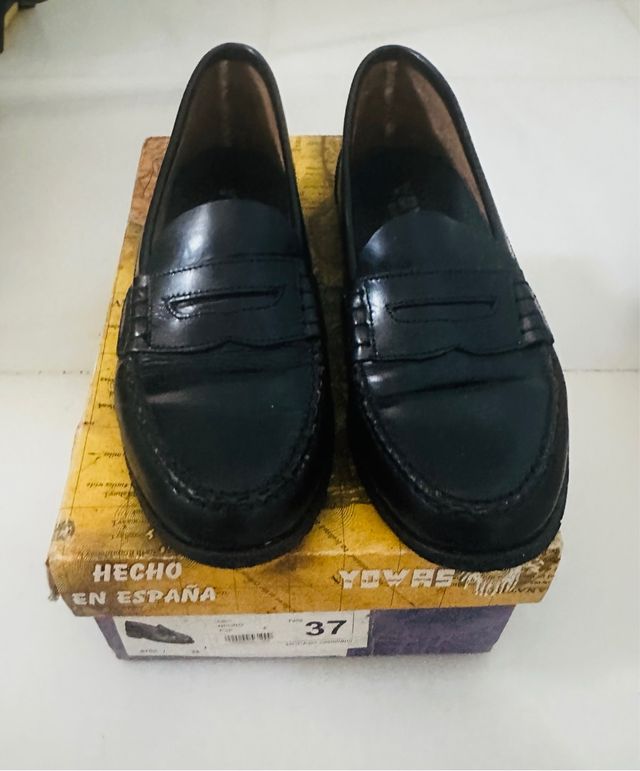 Zapatos Castellanos Niños Negro Talla 37