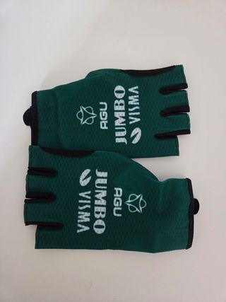Guantes AGU Jumbo Visma Verdes. Talla M