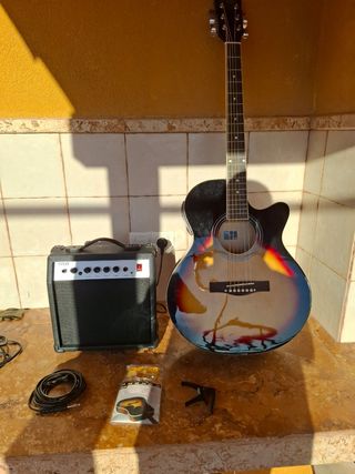 Guitarra Eléctrica con Ecualizador Digital